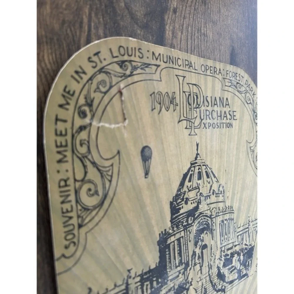 RARE Antique Advertising Hand Fan Flanagan Insurance Russel Springs KY‎ Boy Fish